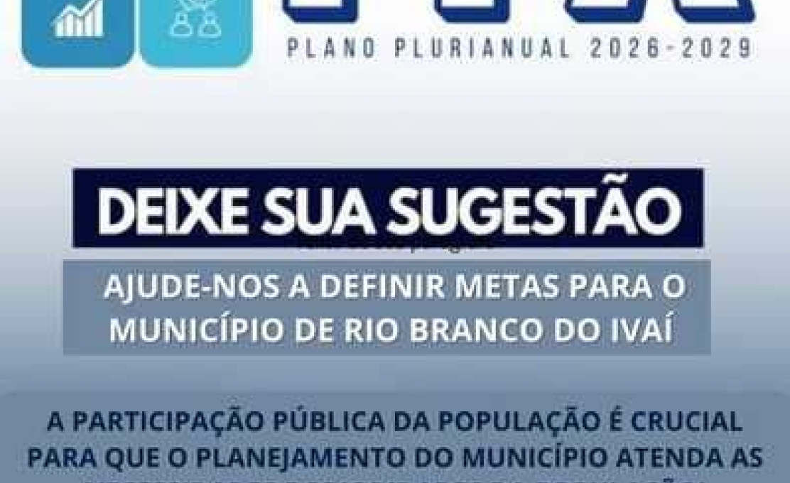 Consulta Pública Ppa 2026-2029