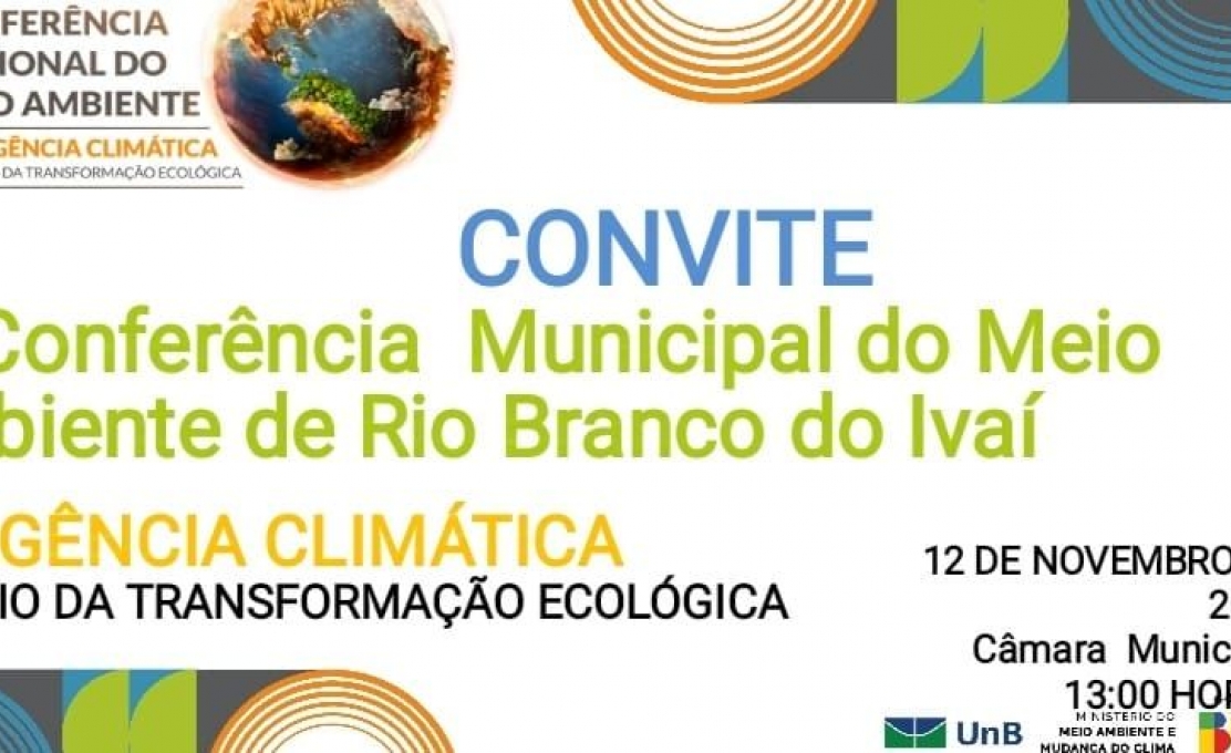 Convite  2º. Conferência Municipal Do Meio Ambiente